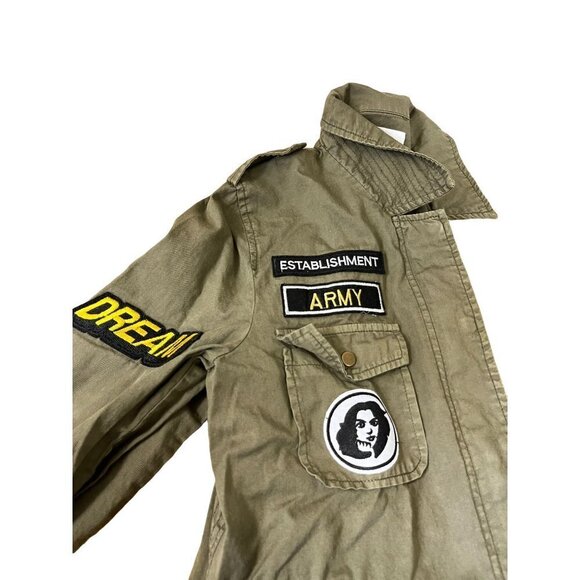 Velvet by Graham & Spencer Women's Jacket Green Army Size S - Picture 4 of 12